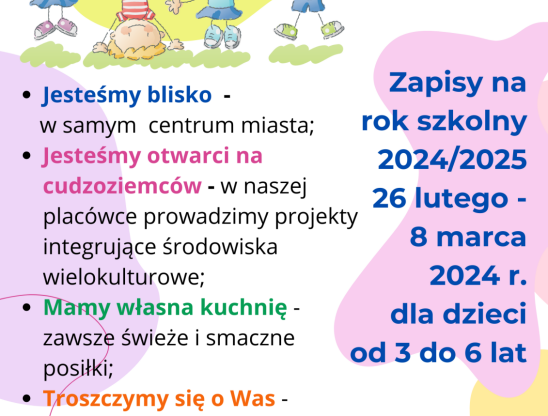 Plakat_rekrutacja_do_Przedszkola_nr_4_w_Lublinie